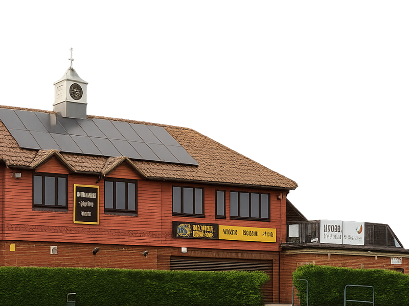 Clubhouse advertising boards